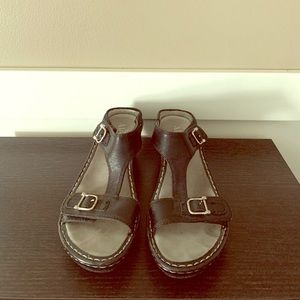 Alegria black sandals